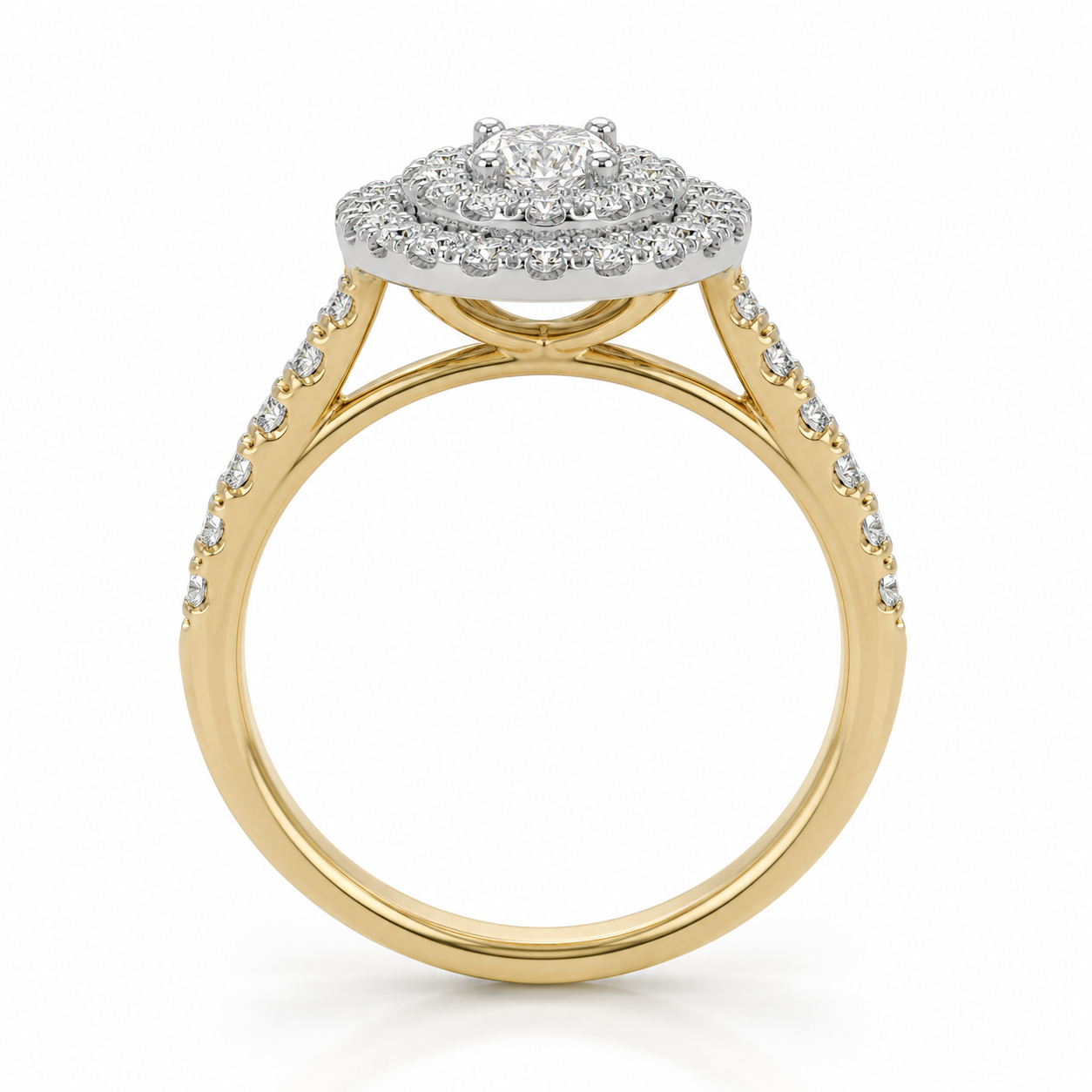18ct Yellow and White Gold 