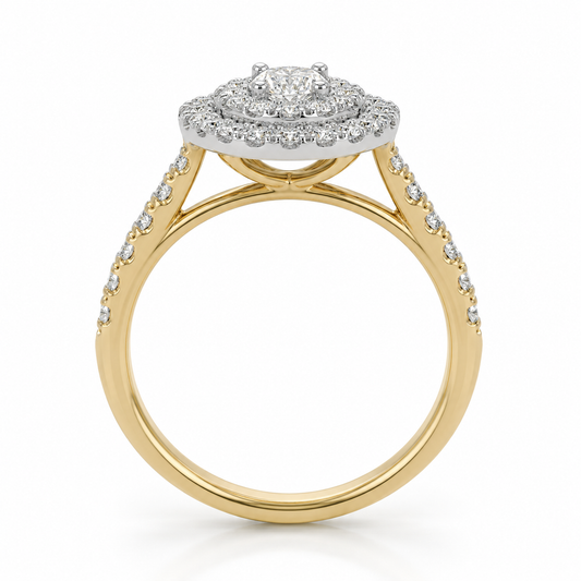 18ct Yellow and White Gold 