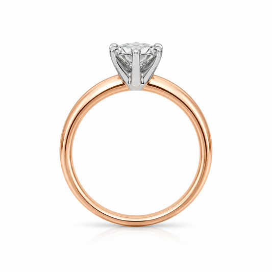 18ct Rose Gold and Platinum 