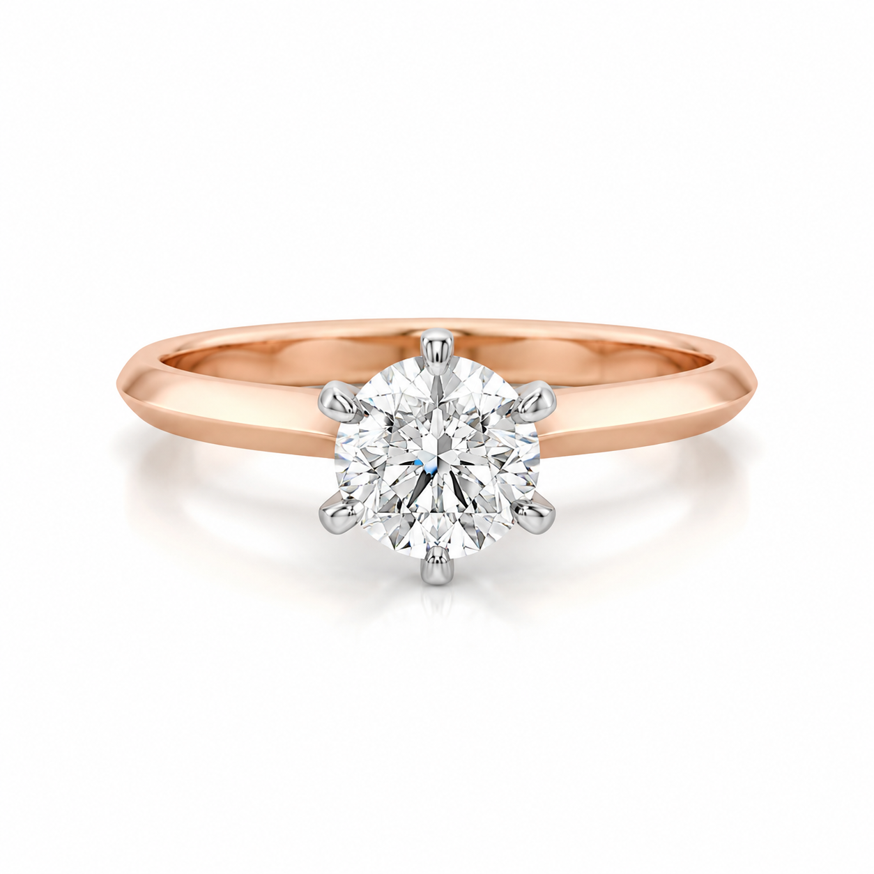18ct Rose Gold and Platinum 