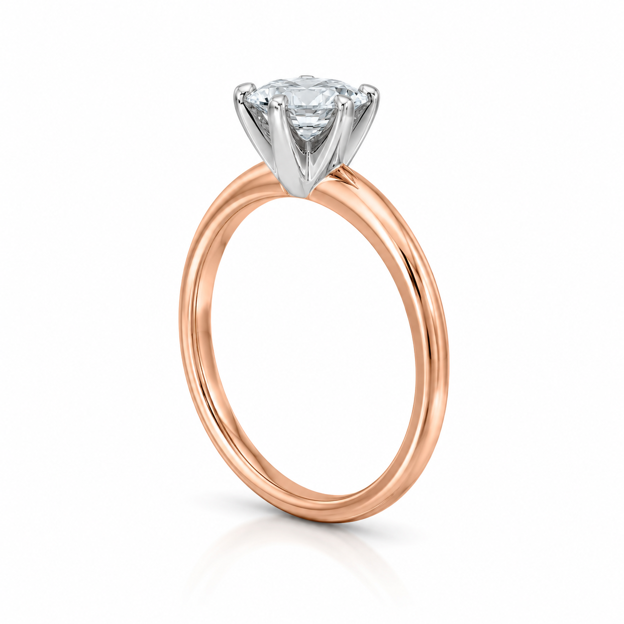 18ct Rose Gold and Platinum 